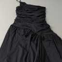 LuFeng 2024 Women's Summer Sexy One Shoulder Sleeveless Ruffled Maxi Dress Split Tiered Flowy Dress, M