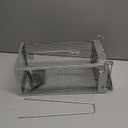 Humane Rat Trap, Chipmunk Rodent Trap That Work for Indoor and Outdoor Small Animal - Mouse Voles Hamsters Live Cage Catch and Release 1 Pack