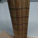 LazBlinds No Drill Bamboo Roller Shades, Brown206, 35" W x 64" H