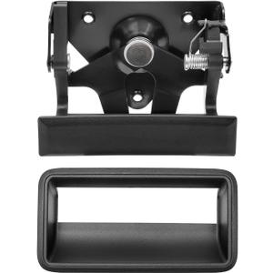 Tailgate Handle Set, Compatible with 1988-2002 Chevy C1500 C2500 C3500 K1500 K2500 K3500, GMC C/K 1500 2500 3500 Pickup Truck, Metal Latch, Rear Tail Gate Door Handle Replacement, Replace# 77077