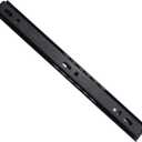 Metal 2 Fold Ball Drawer Slides Track Rail for Furniture Drawers Cold Rolled Steel Ball Bearing Side Mount Drawer Slides Silver Tone 16" Length 1.06" Wide 1Pair