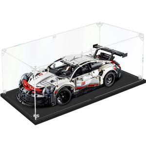 3MM Acrylic Display Case for 1:10 Scale Diecast Car Model Car Thickened Clear Acrylic Display Box for Lego 4209621.65x9.84x7.09inch, 1:10