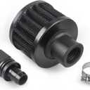 15mm Fuel Cell Breather/Vent Air Filter 10AN Female Fitting Kit (Straight)
