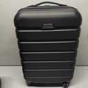 Travelers Club Harper Luggage, Black, 2 Piece Set