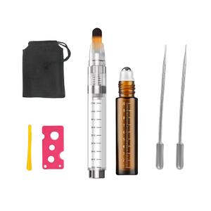 Minoxidil Applicator Brush Set, 7 in 1 Portable Minoxidil Applicator Kit For Hairline Eyebrown Beard Growth, Bottle Scalp Applicator Comb, Quick Hair Essential Oil Serum Applicator For Daily Use