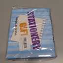 B1ykin Notebook Sticky Notes Stationery Set, 6Pcs Hardcover Ruled Journal Notebook with Planner Stickers, Neutral Pen Bookmarks Clips Birthday Gift for Office School Students (Coffee)