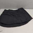 Women's Half Pleated Tennis Skirt with Built in Shorts Mini Flowy High Waist Athletic Skort with Zipper Pockets XXL