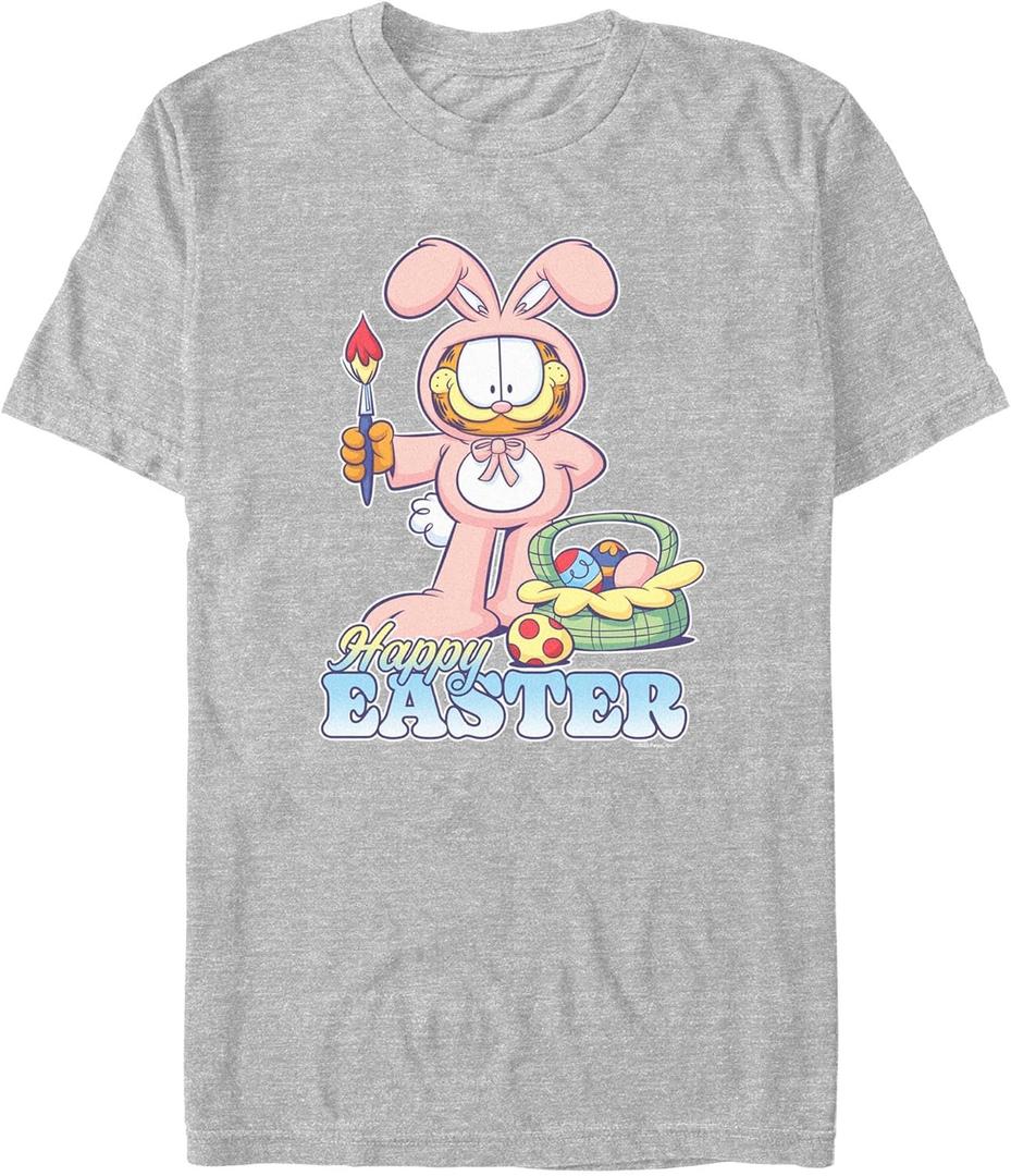 Nickelodeon Men's Big Easter Dye T-Shirt, Athletic Heather, Large Tall Nickelodeon Men's Big Easter Dye T-Shirt, Athletic Heather, Large Tall