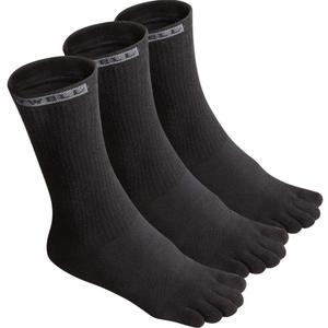 VWELL Toe Socks Cotton Athletic Running Five Finger Socks 3 Pairs, Size 7-11