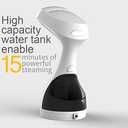 MagicPro Portable Garment Steamer for Clothes, Garments, Fabrics Removes Wrinkles for Fresh Clothing, Fast Heat and Auto Off, Handheld Travel Steamer with Detachable 300ml Water Tank