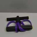 Upgraded Pedal Resistance Band with Handle, Soft Durable Fashion Puller Exercise with Thickened 6 Tension Ropes, Tube Pedal Resistance Device for Abdomen, Waist, Arm, Leg, Core/ABS (Black & Purple)