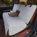 iBuddy Truck Seat Cover for Dogs Waterproof Truck Back Seat Protector for Kids Without Smell Heavy Duty and Nonslip Pet Bench Seat Cover for Trucks Ford F150/F250/Chevrolet Silverado/GMC/Ram 1500/2500 (GREY)