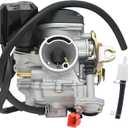 NIMTEK 49cc Scooter Carburetor for GY6 50cc 4 Stroke Moped ATV Go Karts Scooter 139QMB PD18J Engines with Jet Upgrades