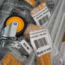 Bora 650 Lb Capacity PM-2550 Heavy Duty Mobile Base + Bora Centipede 24" x 48" Workbench Table Top with 3/4" Dog Holes for Portable Work Stand - 6 Quick-Twist Lock Handles