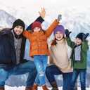 Sukeen Kids Beanie Hat for Boys Girls Ages 4-12 Soft Knitted Hat Seepage Proof Warm Skull Cap for Daily Outdoor (Purple)