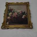 8x10 Vintage Picture Frame Gold, 8 by 10 Antique Picture Frames with Glass Front, Ornate Baroque Frame, Tabletop & Wall Hanging, Photo Display, Gold