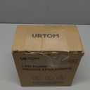 RGBW Christmas Spot Lights Indoor 6W Up Lights Indoor with Remote Control 16 Color Changing Uplighting Indoor 120V LED Spotlight Indoor Dimmable Uplights Indoor for Parties Plant Decor, 2 Pack (Black)