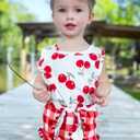 UNICOMIDEA 0-24 Months Baby Floral Romper Infant Playsuits Headband Jumpsuit Toddlers Outfits (White)