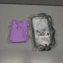 6 Packs,Accessories for Medium XL Bogg Bag,Includes Silicone Phone Holder,PVC Insert Bag,Hooks,and Keychain.Accessories Can Be Installed Inside or Outside (Gray)