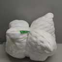 Cooling Side Sleeper Pillow for Neck and Shoulder Pain, Luxury Shredded Memory Foam Curved Bed Pillows for Sleeping Set of 1- Adjustable Queen Size- Washable Cover Crescent White