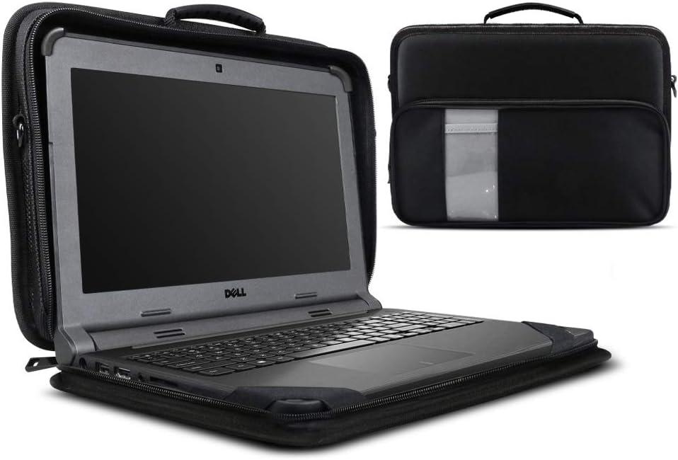 iBenzer Stay in 2.0 13 Inch Shockproof Protective Always On Laptop Sleeve Case for 13.3 MacBook, Chromebook, Surface, Ultrabook, Black LS-BPS-0113BK