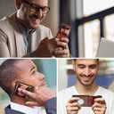 ASAPDOS Genuine Leather Folio Magnetic Case for Motorola Razr 2025 Ultra [Compatible with MagSafe],Built-in Screen Protector and Thin Slim Protective Case Cover Brown