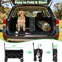 Collapsible Wagons Carts Foldable Wagon,360lbs Folding Wagon Cart with Wheels, Lightweight Foldable Cart with Drink Holders for Camping Picnic Grocery Shopping Garden Travel Sports