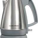 Hamilton Beach 1 Liter Electric Kettle, Water Boiler & Heater, Fast 1500 Watts, BPA Free Interior, Cordless Serving, Auto-Shutoff and Boil-Dry Protection, Cord Wrap, Stainless Steel (41065)