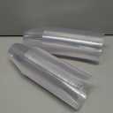 Byvivace 100Counts 9 OZ. Clear Plastic Cups Old fashioned Party Cups, Sturdy Plastic Wine Glasses Disposable Cups for Wedding Party