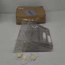 Clear Acrylic Single Pocket, Plastic Hanging Wall Mount File Holder for Office Home (Gray, pack3)