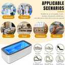 100 Pack Shoe Covers Disposable for Indoors, Fits Up To 11 US Men and 13 US Women Size(Blue)