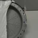 Jvgoo Heated Bird Bath for Outside Winter, Powerful 100W Thermostat Control Heated Bird Baths for Outdoors with 3 Metal Extension Screws, Heated Birdbath Water Heater for Garden Yard Patio Lawn(Grey) (Gray)