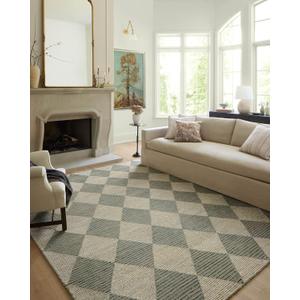 Loloi Chris Loves Julia x Francis Collection FRA-01 Spa/Granite 3'-6" x 5'-6" Accent Rug