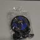 BESKAR USB Clip on Fan, Portable Small Fan with Cord Powered, 3 Speeds Strong Airflow, with Sturdy Clamp, Quiet Personal Desk Fan (Black)