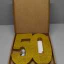 ToCome 50th Birthday Party Decorations 12x12 Inch Anniversary 50th Centerpiece Table Decorations
