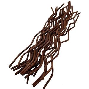 100Pcs 10 Inch Brown Wavy Rattan Reed Fragrance Diffuser Replacement Refill Sticks