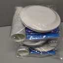3 x 144pcs Blue Graduation Party Supplies for 24, Blue Graduation Decorations 2026 with 9 Inch Graduation Plates, 7 Inch Dessert Plates, Napkins, Paper Cups, Forks and Knives