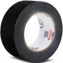 Team Gaffer Black Professional-Grade Gaffer Tape | Water-Resistant, Heavy-Duty & No-Residue for Reliable & Convenient Repairs, Marking, Cable Management | 2 inches x 30-Yard Per Roll (1 Pack)