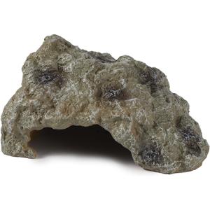 IBWell Resin Leopard Gecko Hide, True to Nature Reptile Rock for Bearded Dragon Hideout Snake Hides for Ball Pythons, Tortoise House Terrarium DCor - Small