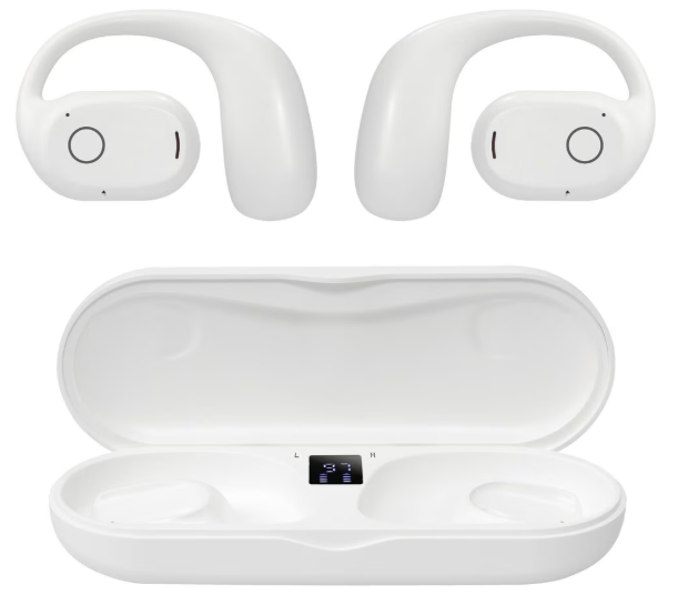 iLive Driver Clear Truly Wireless Open Ear Earbuds in White