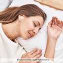 2 x Noise Cancelling earplugs for Sleep, Reusable Noise Cancelling Hearing Protection earplugs with Portable case for Sleep, Travel, Noise Sensitivity, Concerts, Festivals, Raves, Live Events (White)