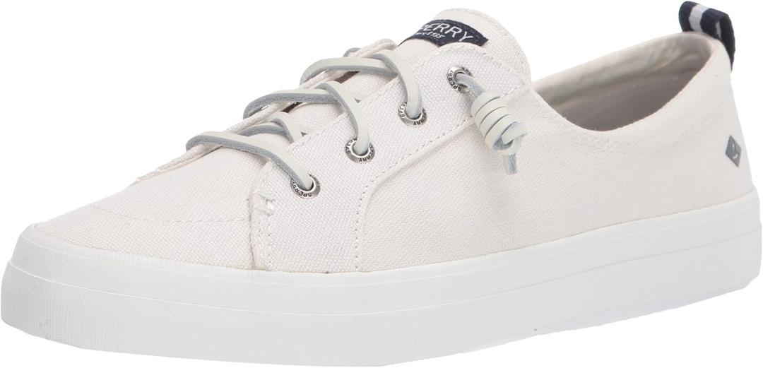 Sperry Women's Crest Vibe Core Sneaker (8.5 Wide, White)