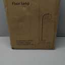 62.5" Wood Floor Lamp for Living Room Gold with Foot Switch Arc Standing Tall Lamps for Bedroom Mid Century Modern Corner Floor Lamps for Office Nursery Industrial Reading Light Room Lamp