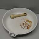 SENSARTE Nonstick Ceramic Frying Pan Skillet, 12.5 Inch Omelet Pan, Healthy Non Toxic Chef Pan, Induction Compatible Egg Pan with Heat Resistant Handle, PFAS-Free, White