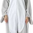SimZoo Adult Animal Onesie Pajamas, Men and Women's Animal Cosplay Costume Sleepwear, One-Piece Unisex Homewear, XL