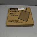 Chicken Poop Scooper, 304 Stainless Steel Shovel Head, 4-in-1 Chicken Litter Scoop with Handle for Chicken Coop & Pet Waste Cleaning, Multifunctional Litter Sifting Shovel(20 to 49")