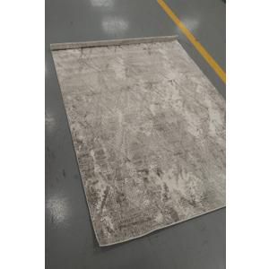 Adel Modern Area Rug for Living Room, 5x7 Rustic Distressed Abstract Gray Rug, Medium Pile Stain Resistant Carpet for Bedroom, Dining Room or Kitchen (5' x 7', Gray)