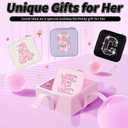 Uygafly Personalized Anniversary Wife's Birthday Gifts,Mothers Day Gifts for Women Wife,Wife Gifts from Husband,Cool Birthday Gifts for Wife,Jewelry Case Cute Jewelry Box for Women | Black,R