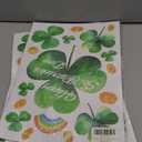 Pack Of 3 8 Sheet St Patricks Day Window Clings Shamrock Window Decorations for Glass Windows, Irish Saint Patricks Day Window Stickers for Kids Home School Office Spring Party Supplies