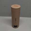 Travel Electric Kettle Portable Small Mini Tea Coffee Kettle Water Boiler, Water Heater with 4 Temperature Control,304 Stainless Steel with Auto Shut-Off & Boil Dry Protection, BPA-Free (Khaki)